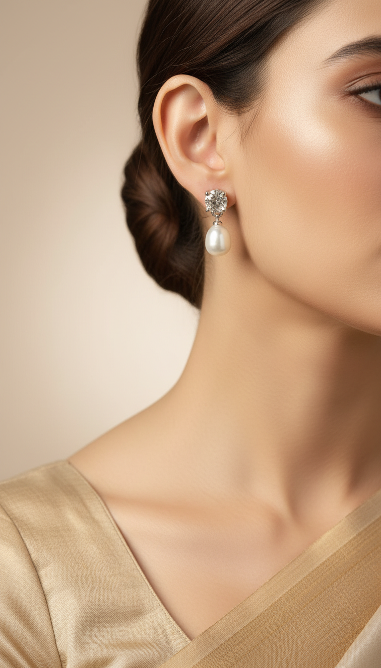 Fresh Water Pearl Earrings